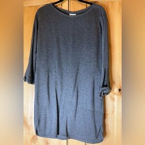 MAX STUDIO gray shift dress